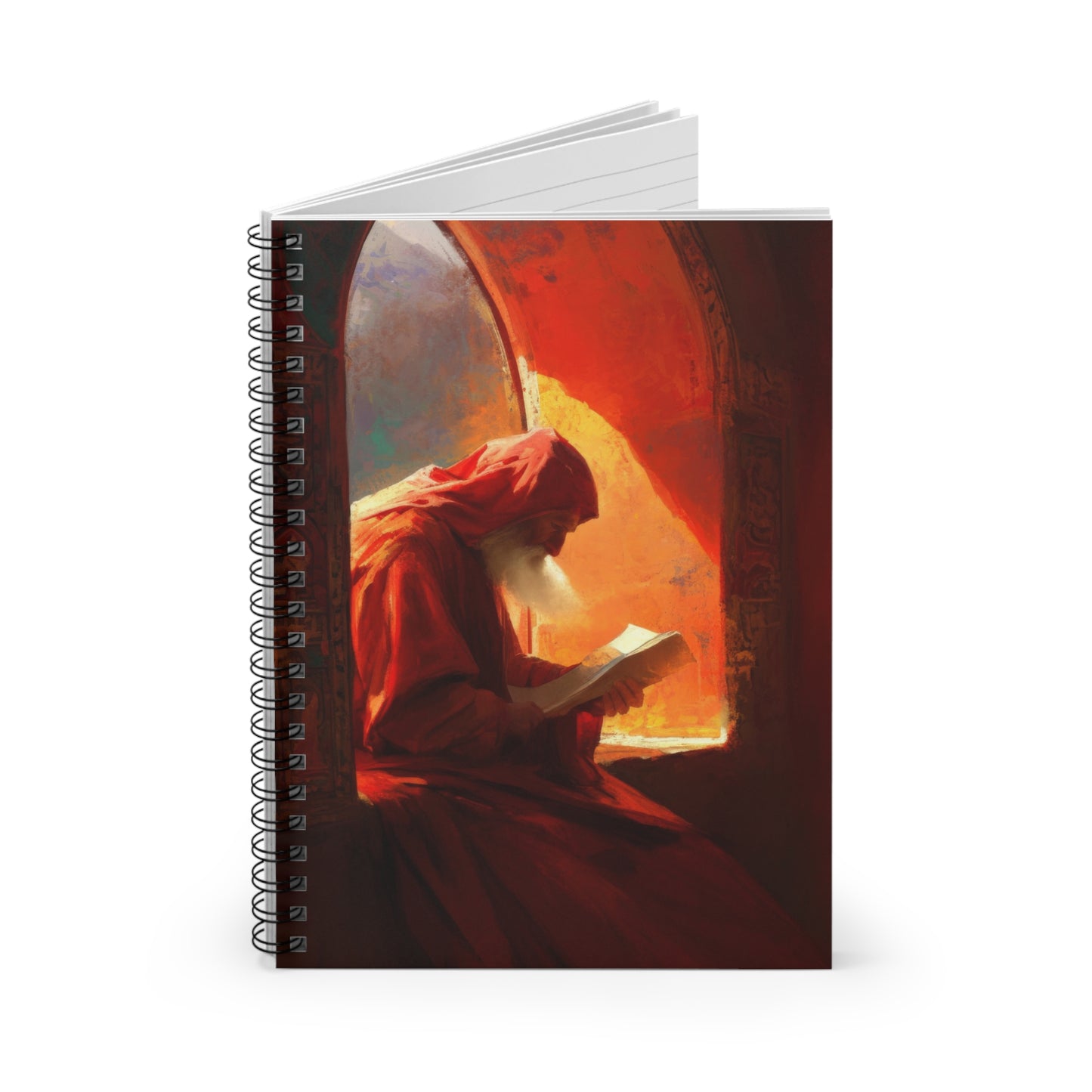 Isaiah and the Promise of the Holy One - Sanctified Souls Art - Religious Based Notebook - Spiral Notebook