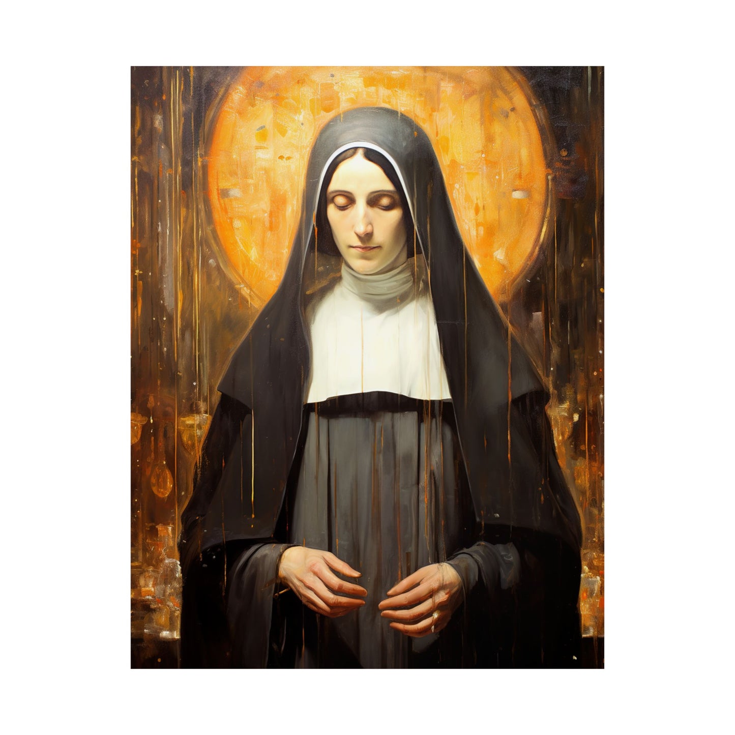 Saint Alice Print - Sanctified Souls Print - Multiple Sizes - Premium Matte Vertical Posters