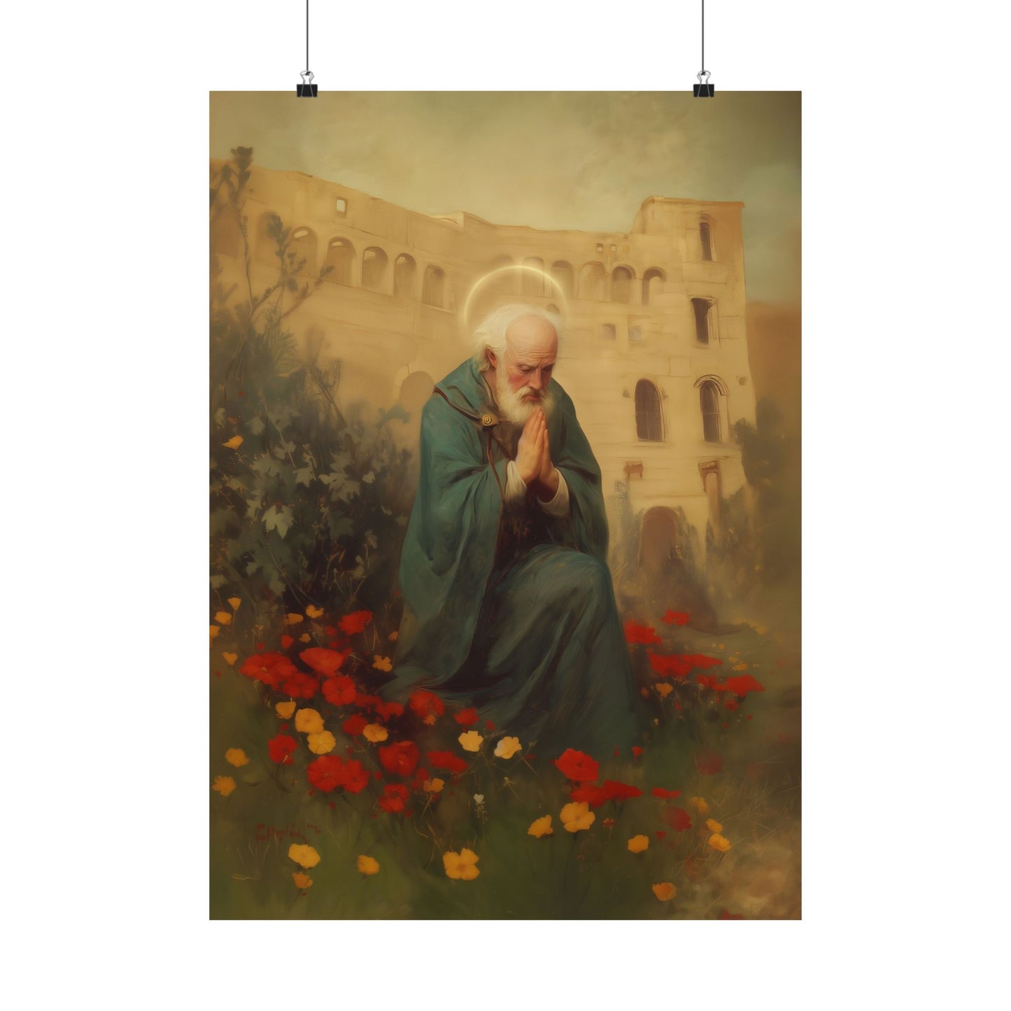Saint Cyprian -  Catholic Art - Multiple Sizes - Premium Posters - Catholic Art - Christian Home - Catholic Saint Art