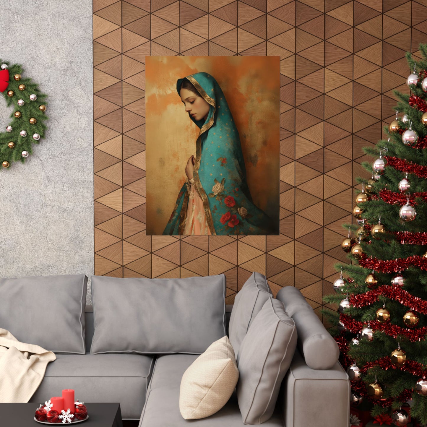 Our Lady of Guadalupe - Sanctified Souls Print - Multiple Sizes - Premium Matte Vertical Posters