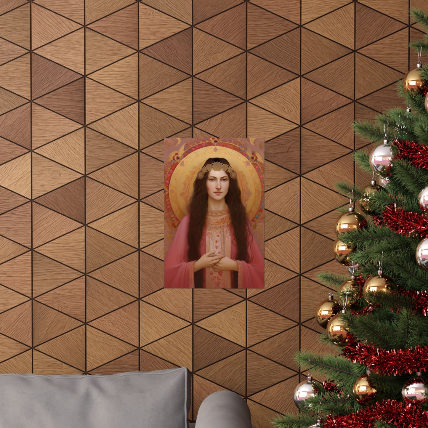 Saint Apollonia Print - Sanctified Souls Print - Multiple Sizes - Premium Matte Vertical Posters