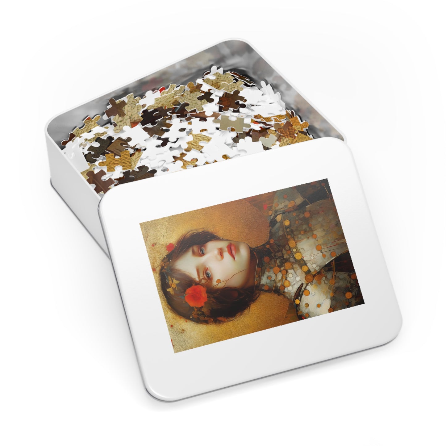 Saint Joan of Arc - Puzzle and Keepsake Tin - Religious Jigsaw Puzzle (30, 110, 252, 500,1000-Piece) - Religious Puzzle