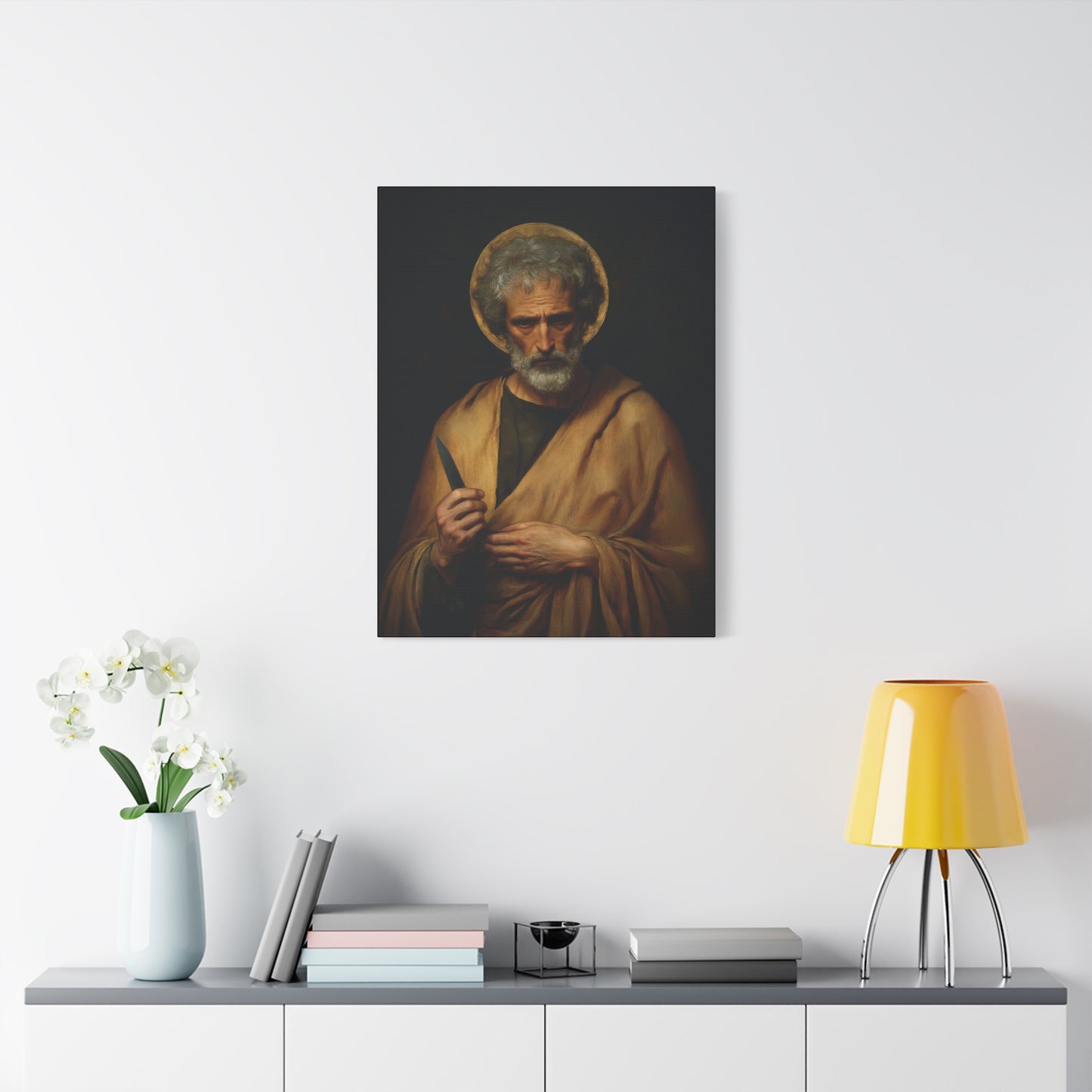 Saint Bartholomew the Apostle  - Gallery Wrapped Canvas - Print - Religious Art for your Home - Catholic