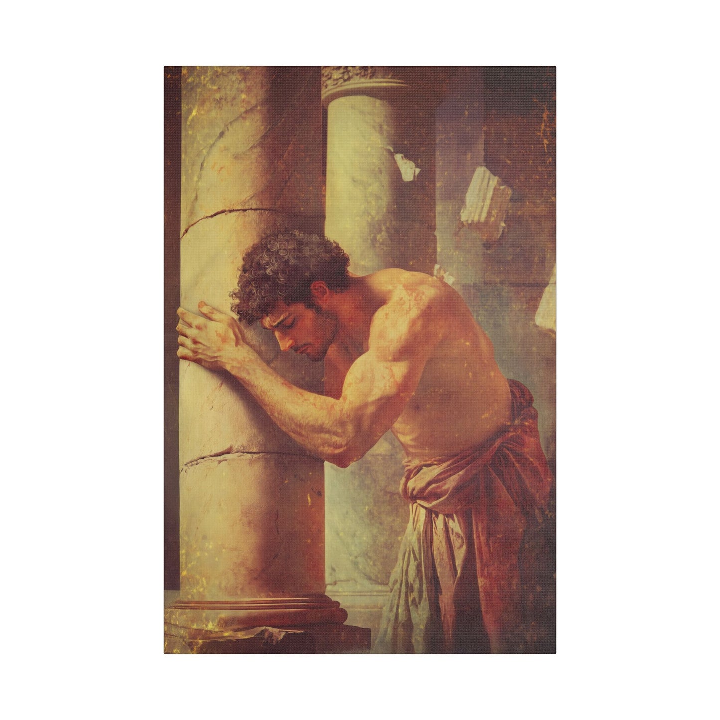 Samson - Museum Wrapped Canvas - Sanctified Souls Print - Religious Art for your Home