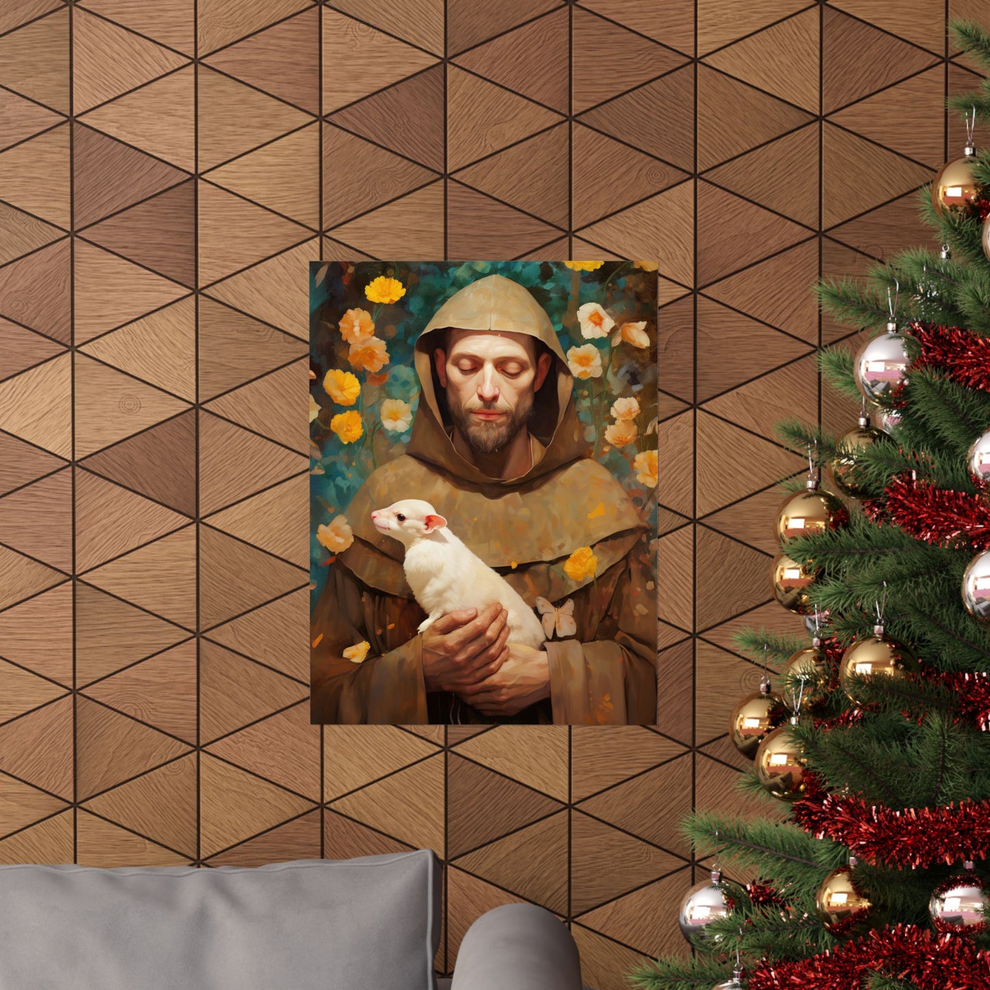 Saint Francis of Assisi - Sanctified Souls Print - Multiple Sizes - Premium Matte Vertical Posters