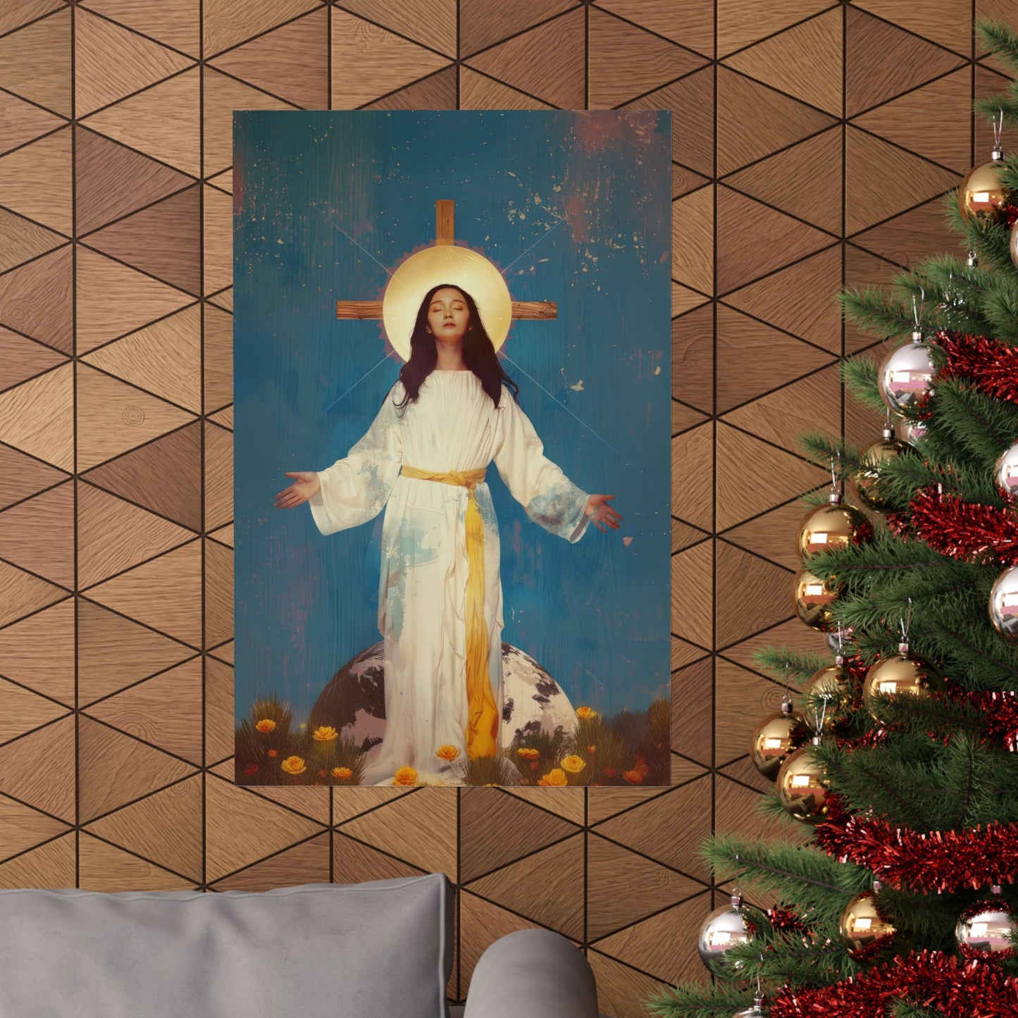 Our Lady of Akita - Mother Mary - Sanctified Souls Print - Multiple Sizes - Premium Matte Vertical Posters