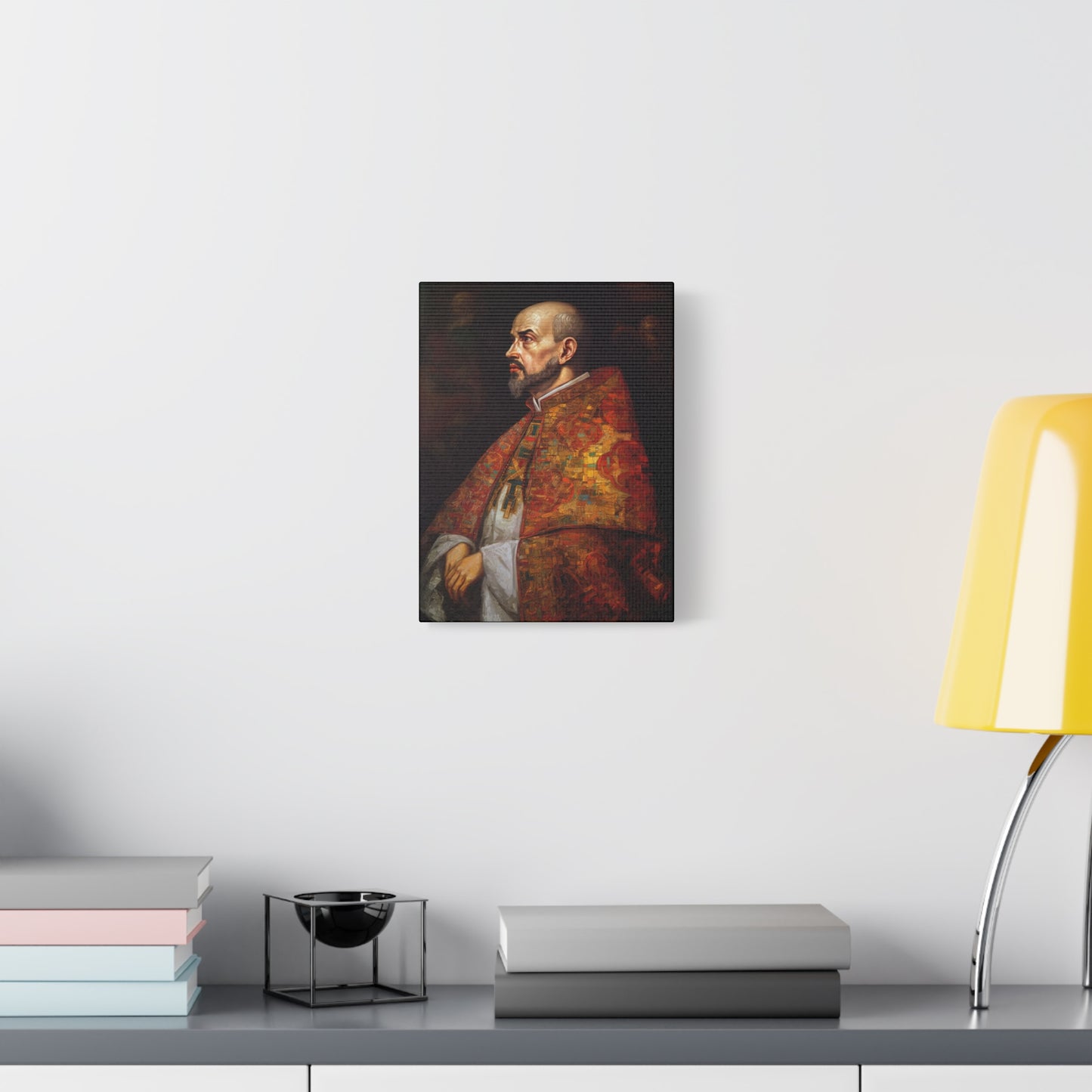 Saint Ignatius of Loyola Canvas Print - Multiple Sizes - Catholic Home art - Museum Wrapped Canvas - Sanctified Souls Print