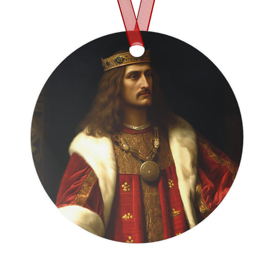 Saint Stephan the Great - Religious Holiday Christmas Ornament and Keepsake - Double sided Keepsake Religious Ornament