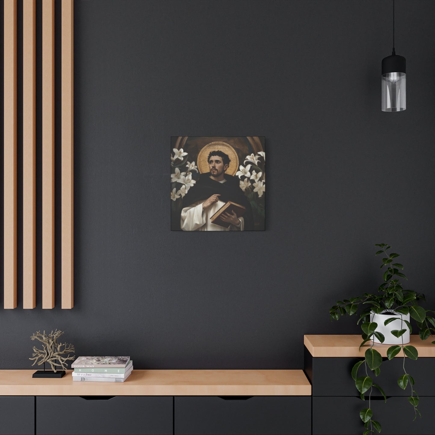 Saint Dominic -  Museum Wrapped Canvas - Sanctified Souls Print - Religious Art for your Home - Catholic Patron Saint Art