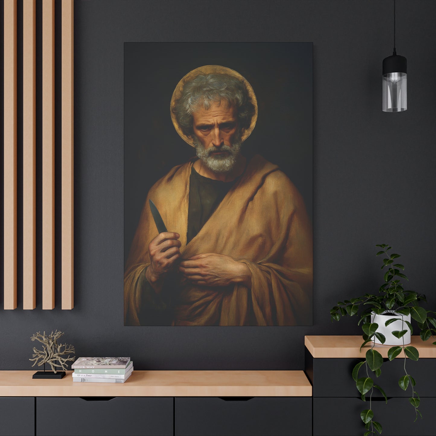 Saint Bartholomew the Apostle  - Gallery Wrapped Canvas - Print - Religious Art for your Home - Catholic