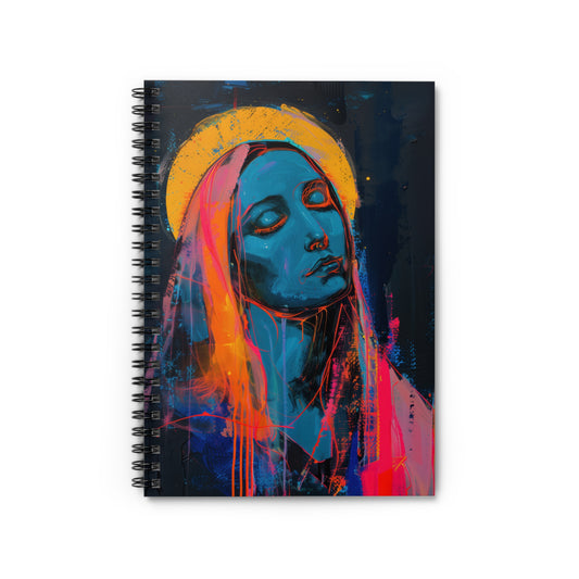 Mary, Mother of God - Mother of Eternal Wisdom - Sanctified Souls Art - Religious - Spiral Notebook - Ruled Line - Catholic Religious art