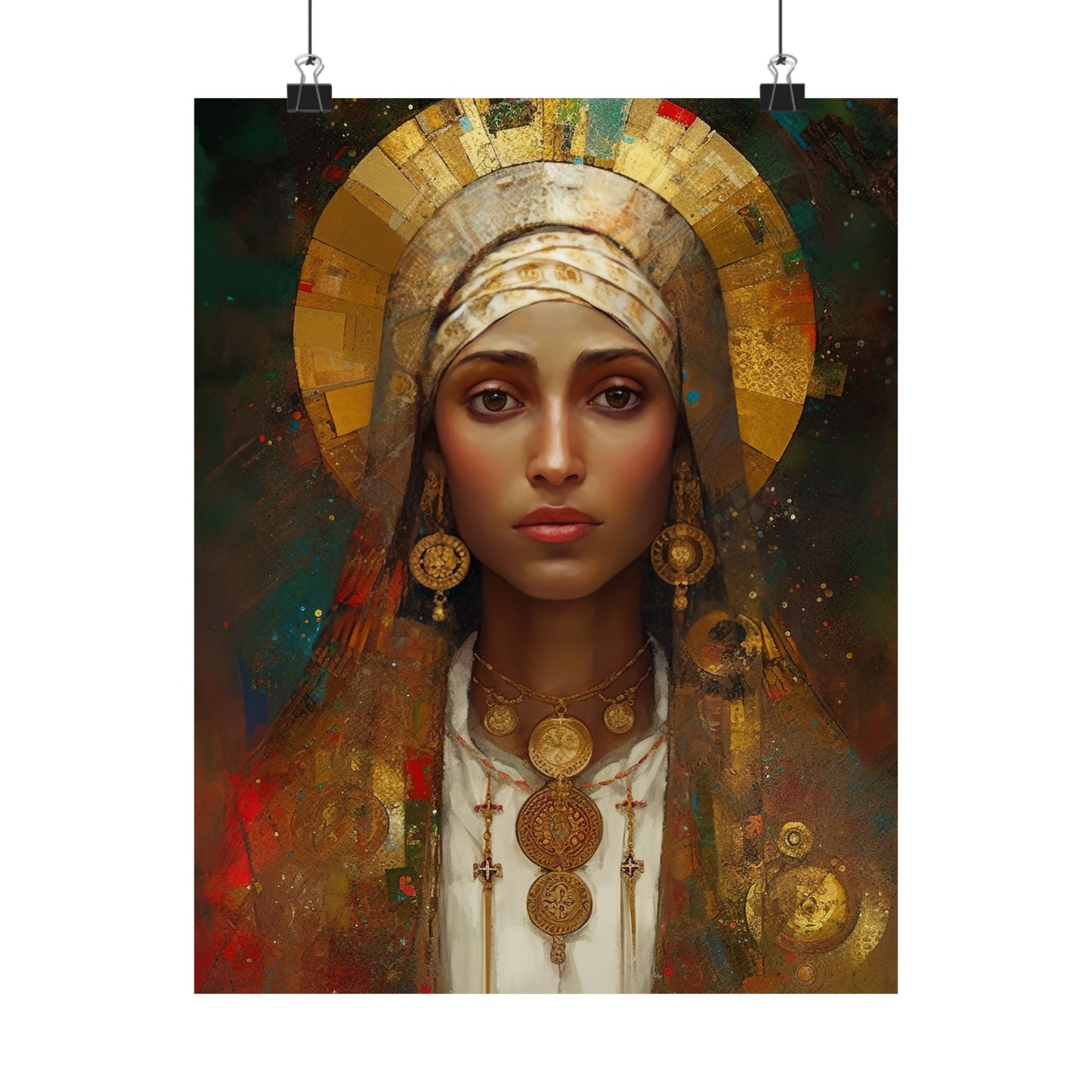 Saint Julia of Carthage - Sanctified Souls Print - Multiple Sizes - Premium Matte Vertical Posters