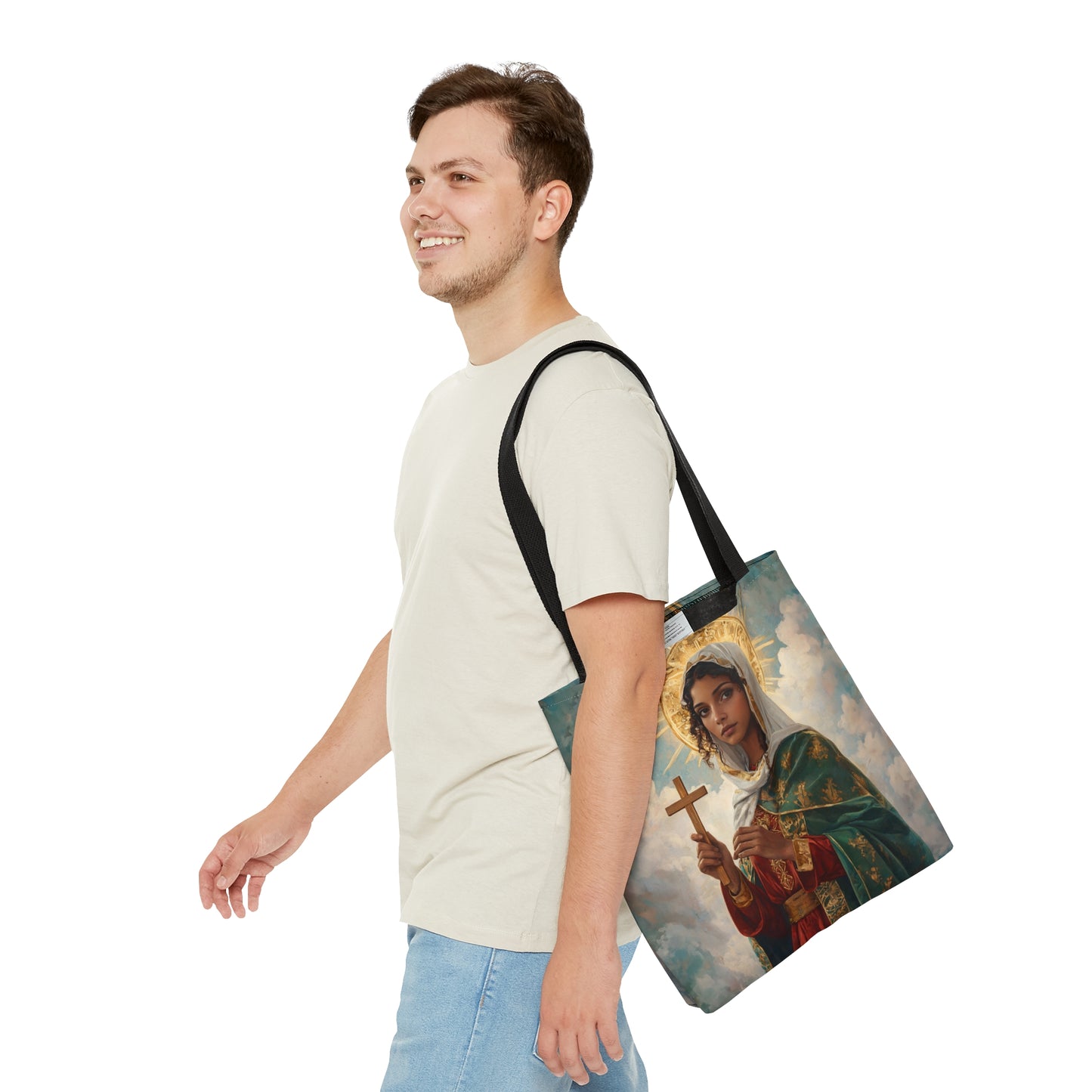Saint Claudia Tote Bag - Large Medium Small Faith Art Bag - Catholic Faith Purse - Religious - Reusable Grocery Bag - Prayer Bag - Bible Bag