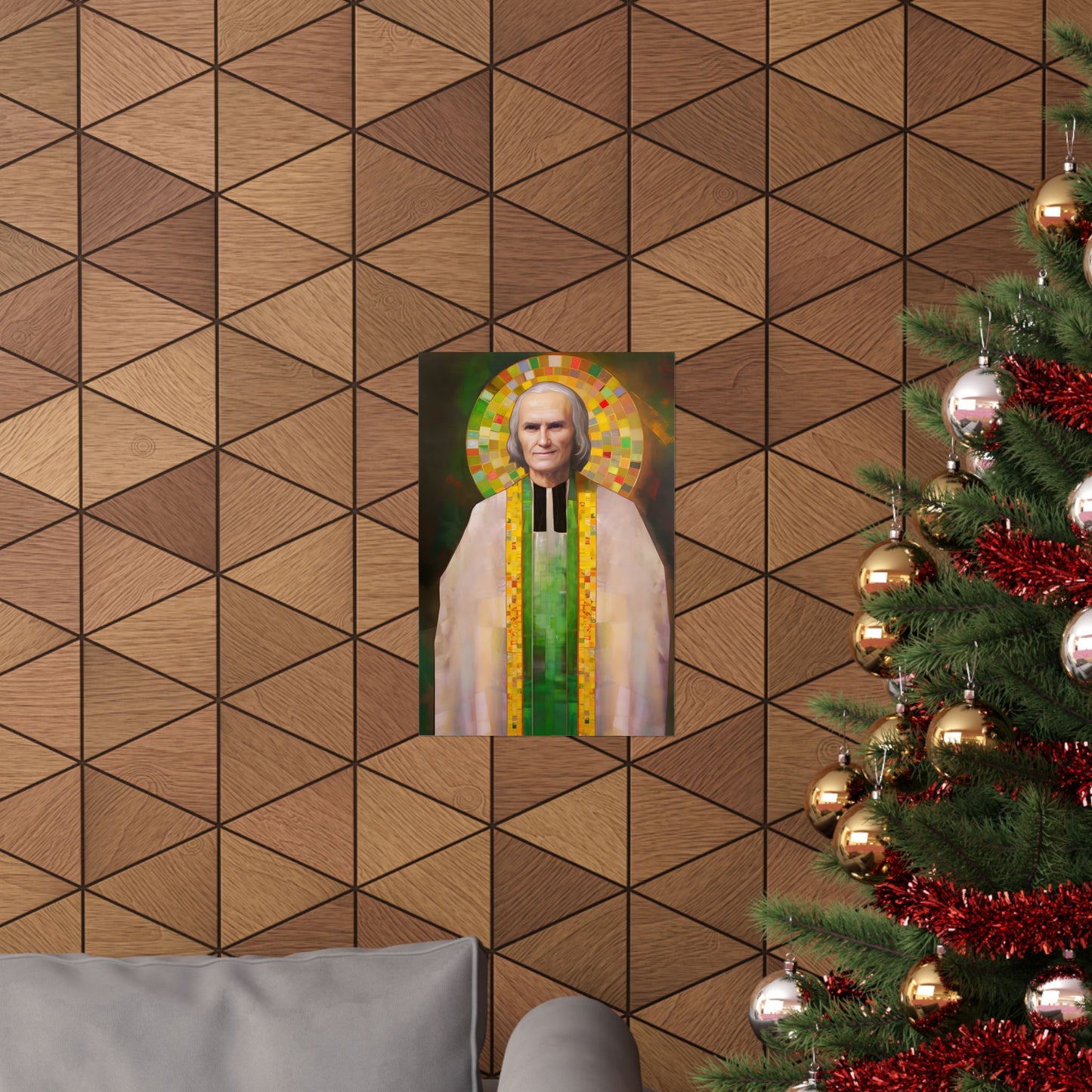 Saint John Vianney - Sanctified Souls Print - Multiple Sizes - Premium Matte Vertical Posters - Catholic Art - Religious Poster