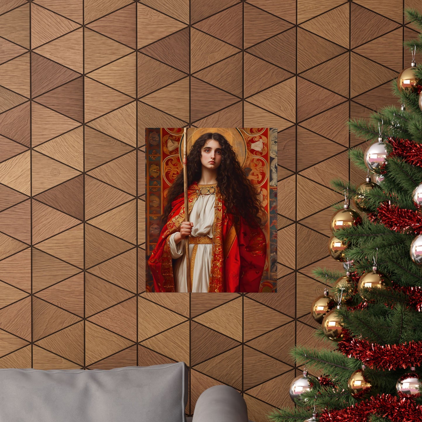 Saint Adela of Normandy - Sanctified Souls Print - Multiple Sizes - Premium Matte Vertical Posters