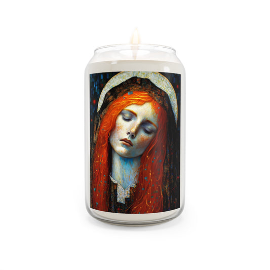 Embracing Grace - Saint Mary Magdalene Scented Prayer Candle, 13.75oz - Tall Size Natural Soy - Religious Prayer Candle - Catholic Saint Art