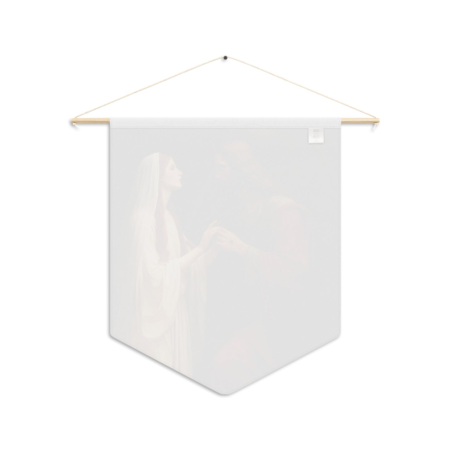 Revelation of Redemption Mary Magdalene and the Risen Christ Wall Banner / Wall Hanging - Prayer room art - Large Saint Art  - 18" x 21"