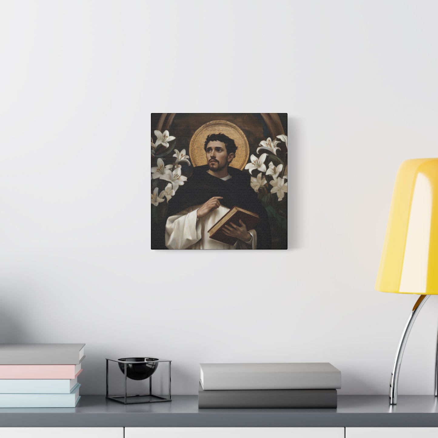 Saint Dominic -  Museum Wrapped Canvas - Sanctified Souls Print - Religious Art for your Home - Catholic Patron Saint Art