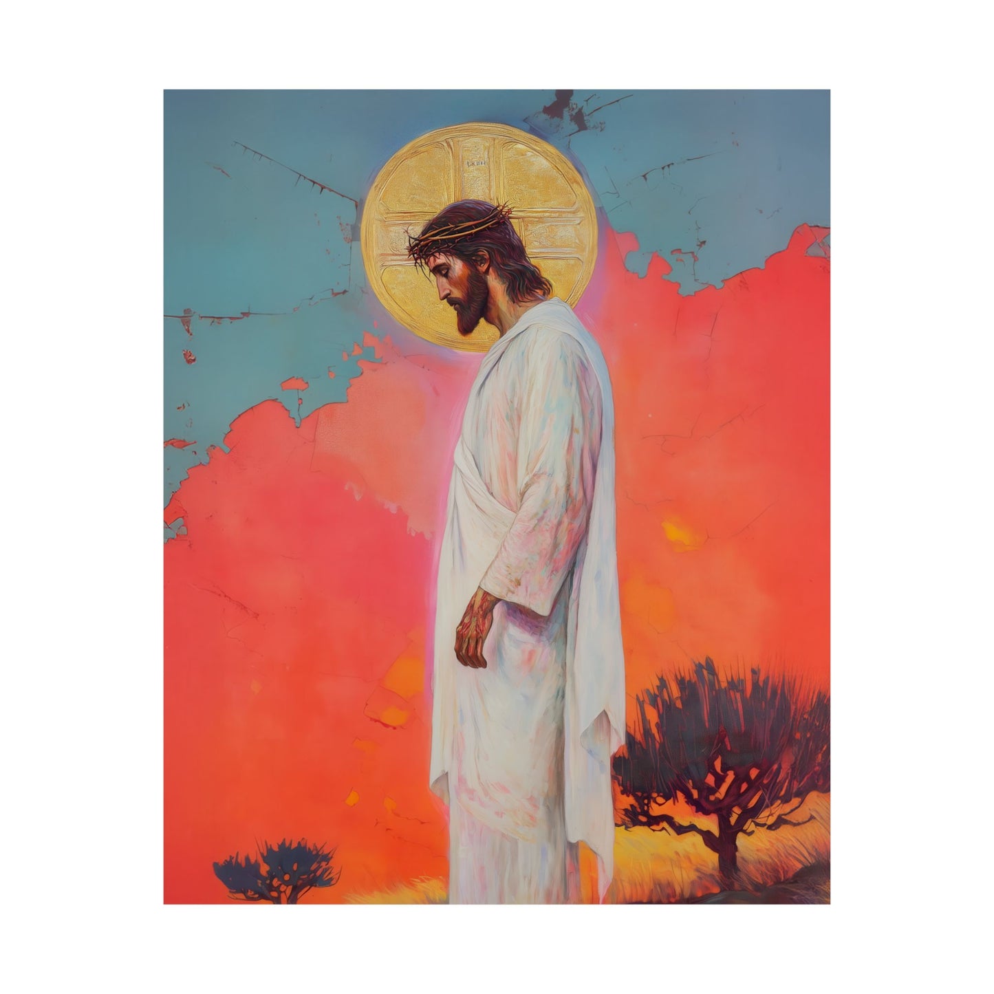 From the Tomb, Eternal Life - Sanctified Souls Print - Multiple Sizes - Premium Matte Vertical Posters - Catholic