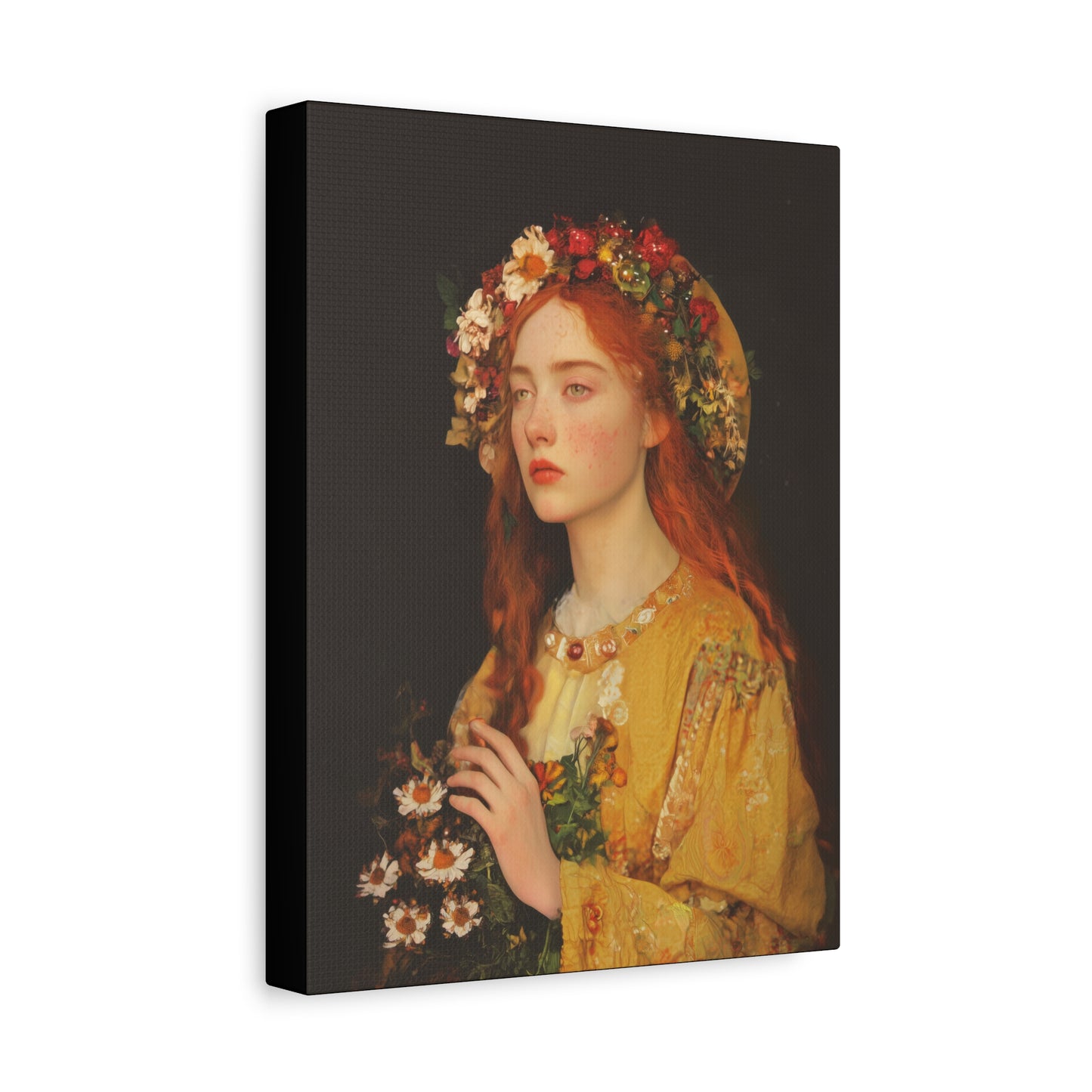 Radiance of Repentance - Mary Magdalene's Renewal - Museum Wrapped Canvas - Print - Religious Art for your Home - Prayer Room - Catholic