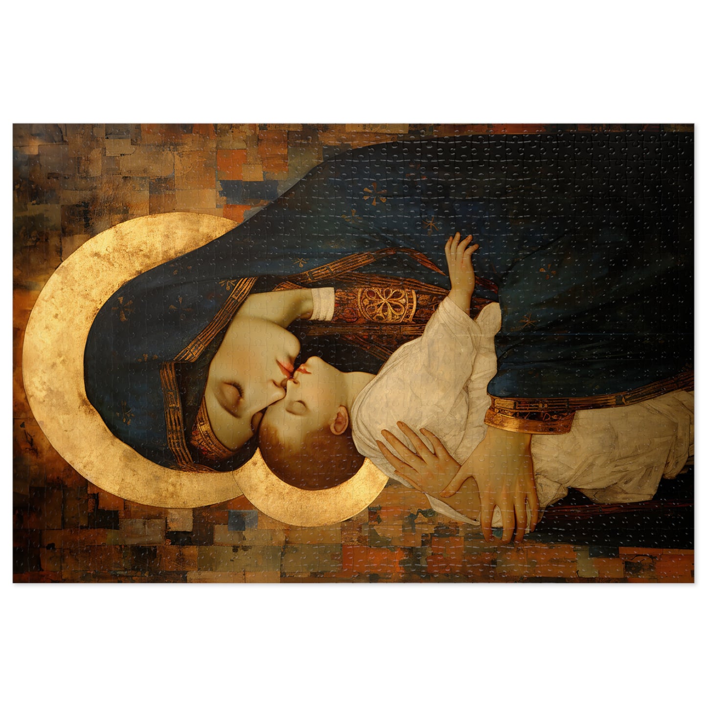 Mother of Mercy - Virgin Mary and the Christ Child - Religious Jigsaw Puzzle (30, 110, 252, 500,1000-Piece) - Catholic Art - Faith Puzzle