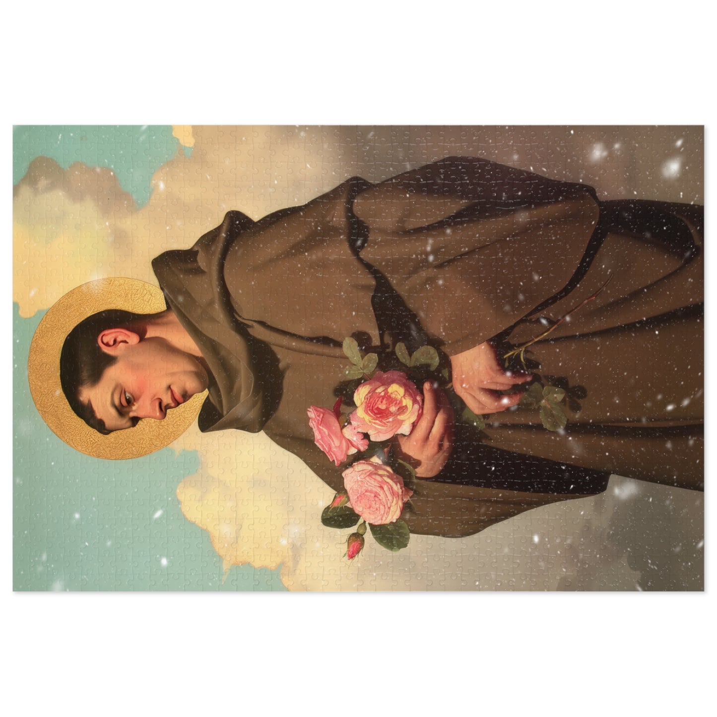 Saint Didacus of Alcala - Puzzle & Keepsake Tin - Religious Jigsaw Puzzle (30, 110, 252, 500,1000-Piece)