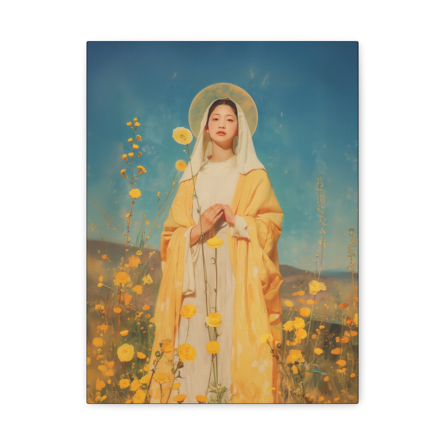 Saint Agatha Lin - Gallery Wrapped Canvas - Print - Religious Art for your Home - Catholic Art