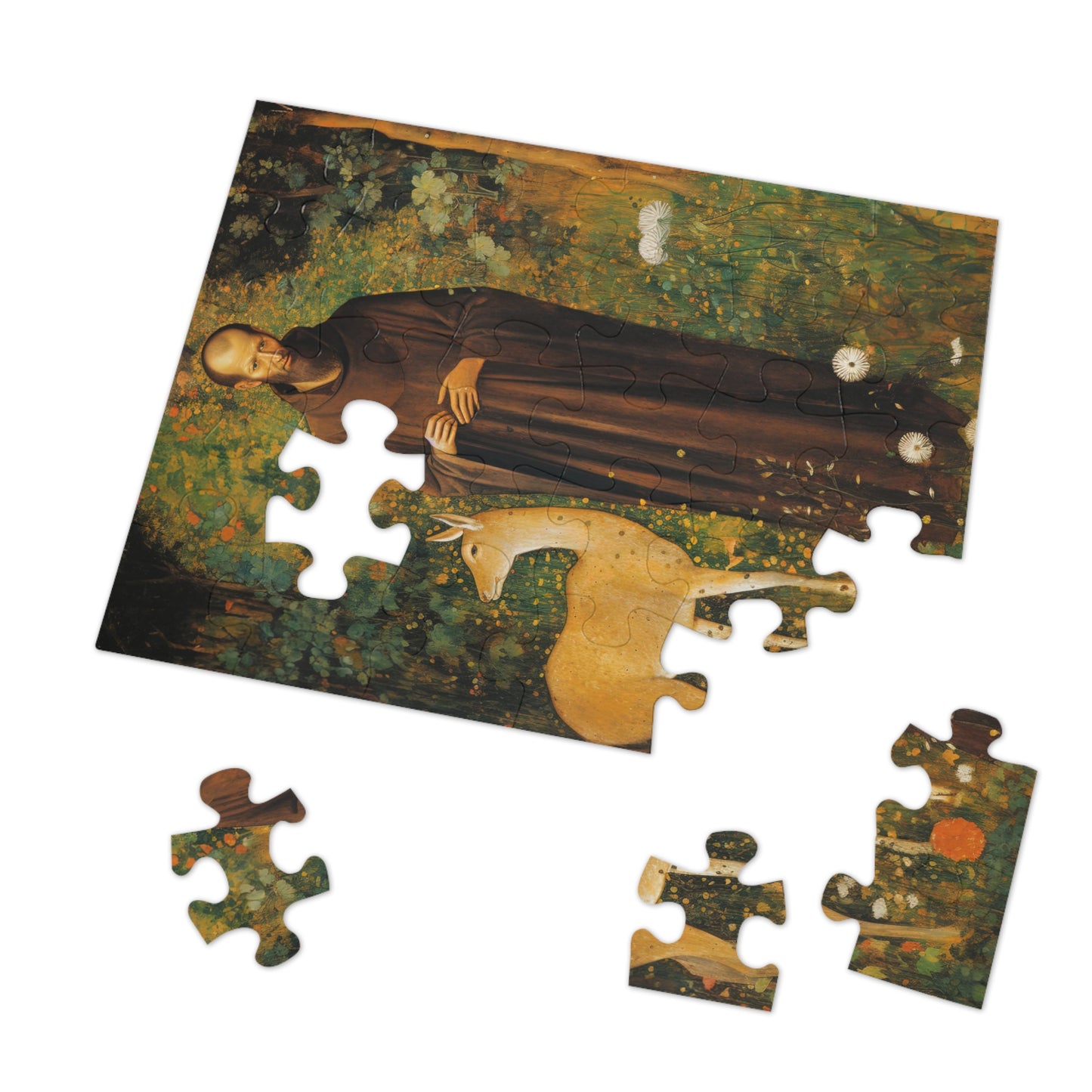 Saint Giles - Puzzle and Keepsake Tin - Religious Jigsaw Puzzle (30, 110, 252, 500,1000-Piece) - Religious Puzzle
