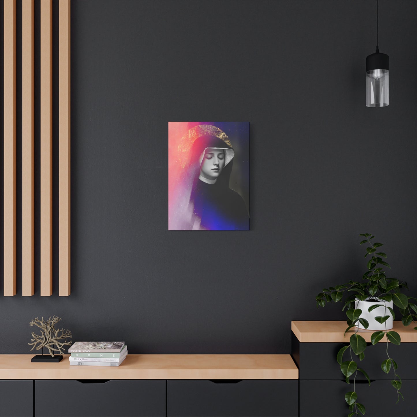 Saint Faustina Kowalska - Museum Wrapped Canvas - Sanctified Souls Print - Religious Art for your Home
