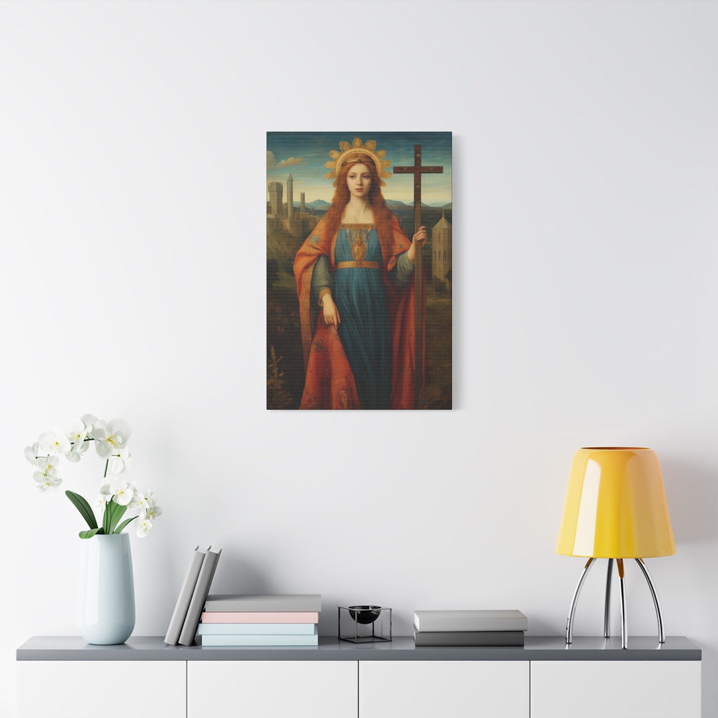 Saint Helena Canvas Print - Multiple Sizes - Catholic Home art - Museum Wrapped Canvas - Sanctified Souls Print