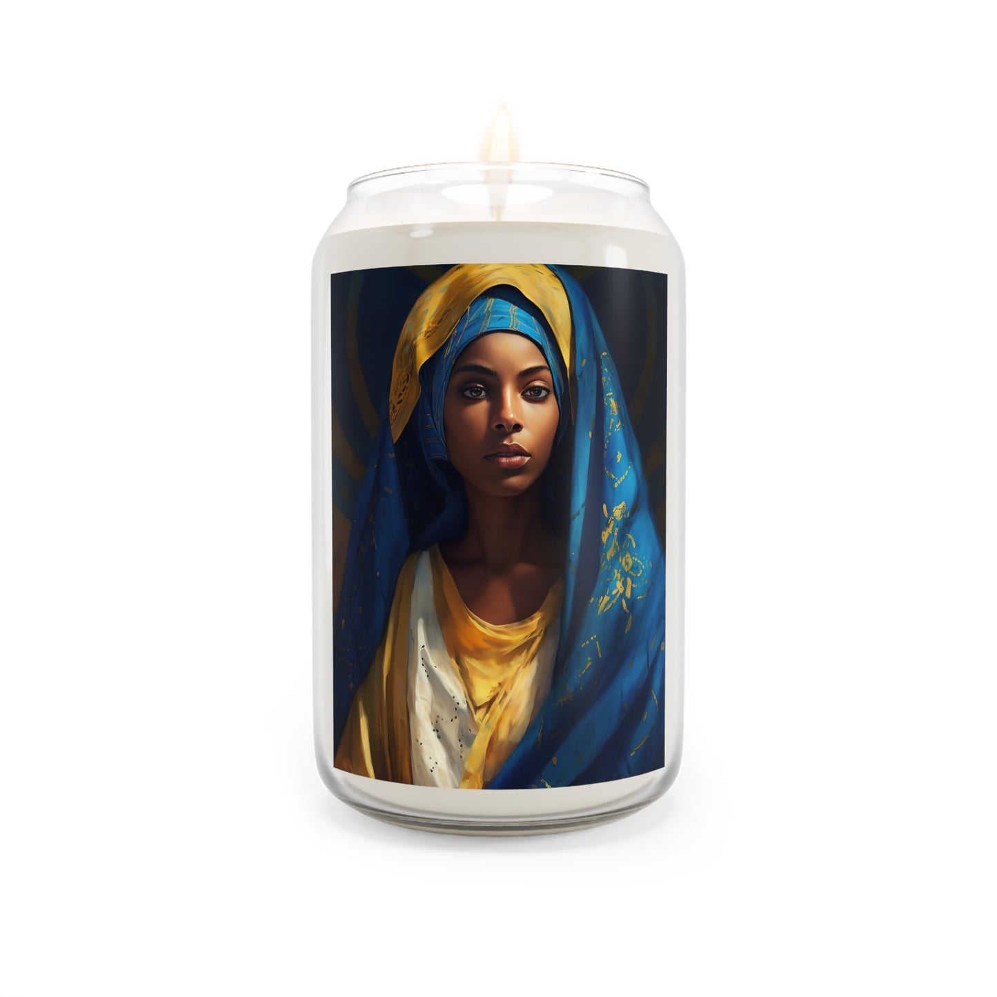 Mary the Blessed Virgin  - Scented Prayer Candle, 13.75oz - Tall Size - Religious Prayer Candle - Catholic Art - Religious Gift