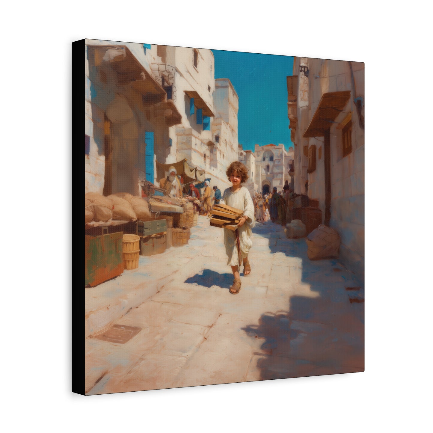 Nazareth and the Hidden Light of Christ - Gallery Wrapped Canvas - Print - Religious Art for your Home - Catholic Art
