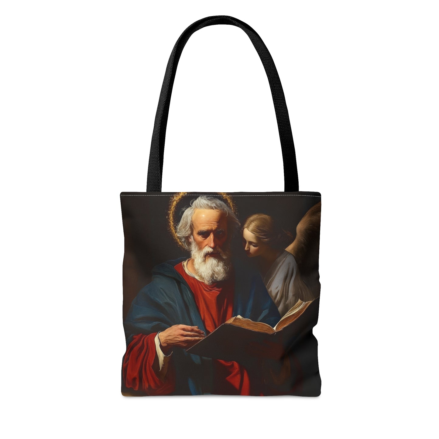 Saint Matthew the Apostle - Tote Bag - Large Medium Small Faith Art Bag - Re usable Tote Purse - Double Sided - Catholic Art Bag