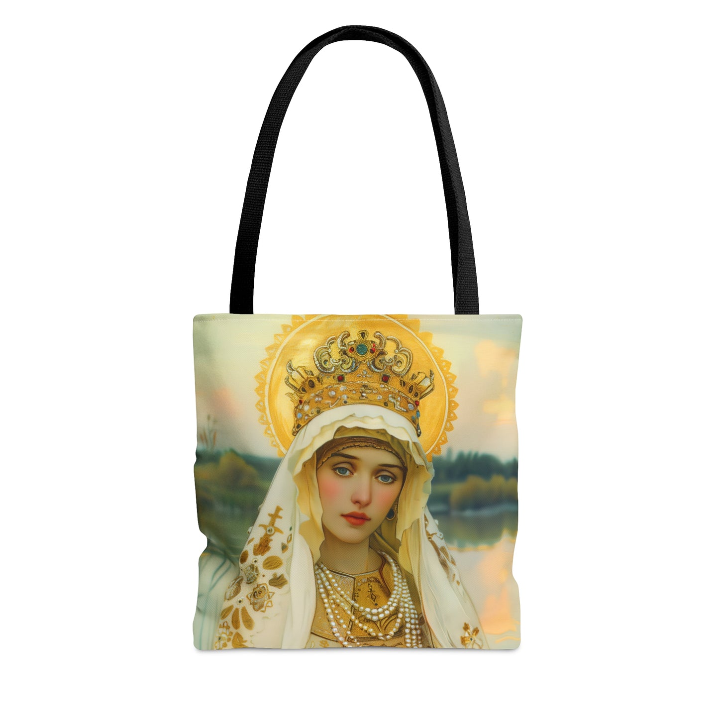 Saint Olga of Kyiv Tote Bag - Large Medium Small Faith Art Bag - Catholic Faith Purse - Religious Carry All