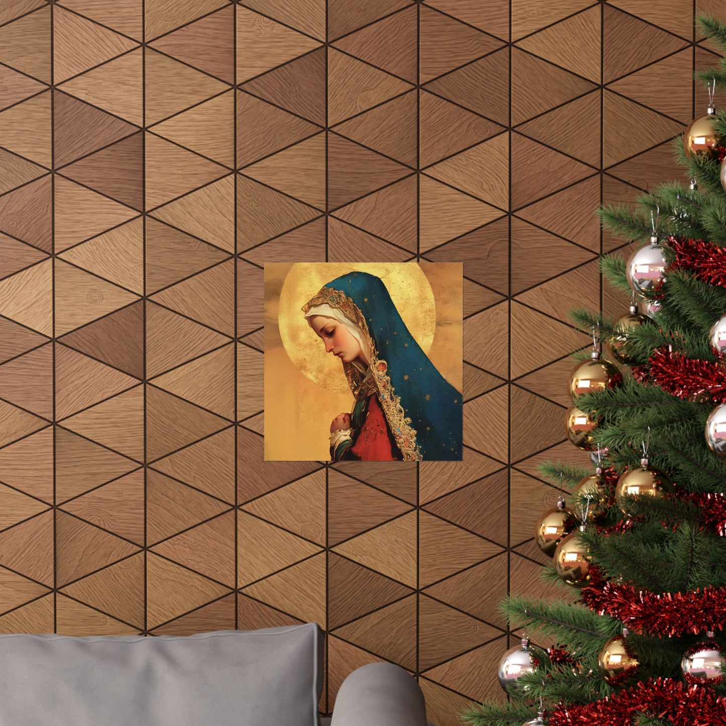 Our Lady of Mercy / Our Lady of Ransom -  Catholic Art - Multiple Sizes - Premium Posters - Catholic Art - Christian Home - Mother Mary