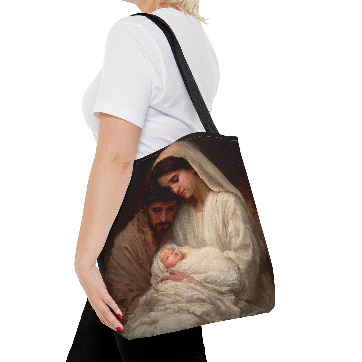 The Quiet Kingdom of the Holy Family - Tote Bag - Large Medium Small Faith Art Bag - Catholic Faith Purse