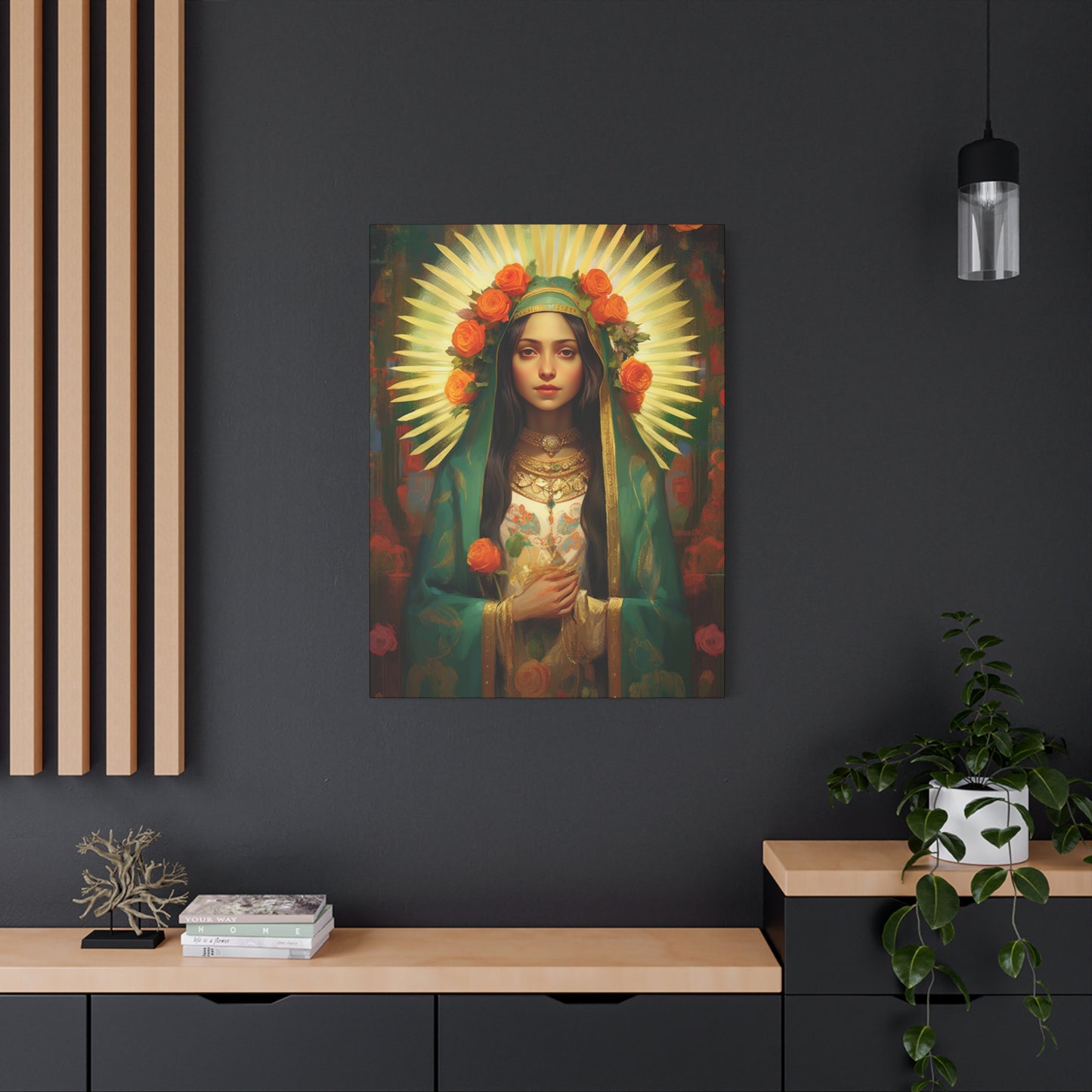 Patroness of Hope Our Lady of Guadalupe Museum Wrapped Canvas Print - Multiple Sizes - Catholic Home art
