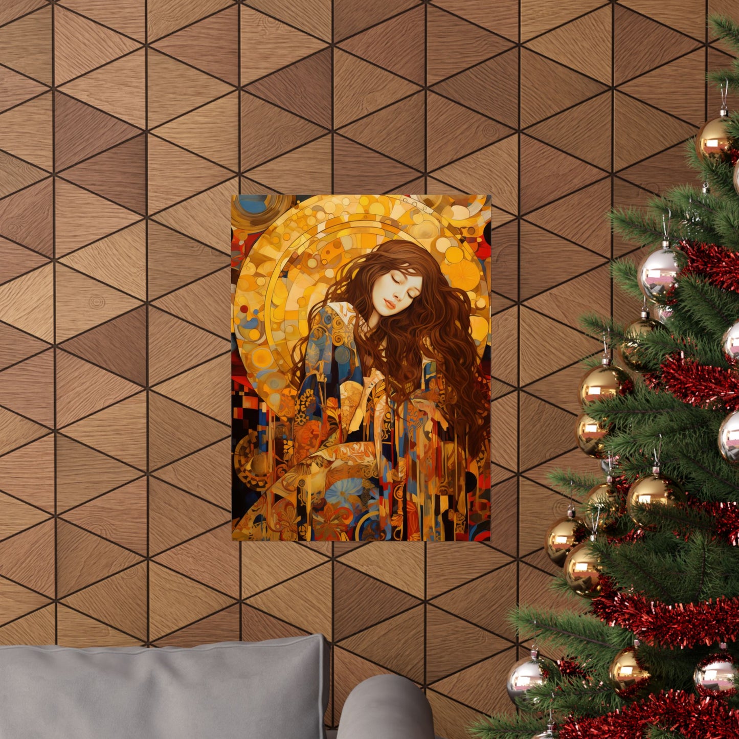 Embodied Grace: Mary Magdalene's Resilience Print - Sanctified Souls Print - Multiple Sizes - Premium Matte Vertical Posters