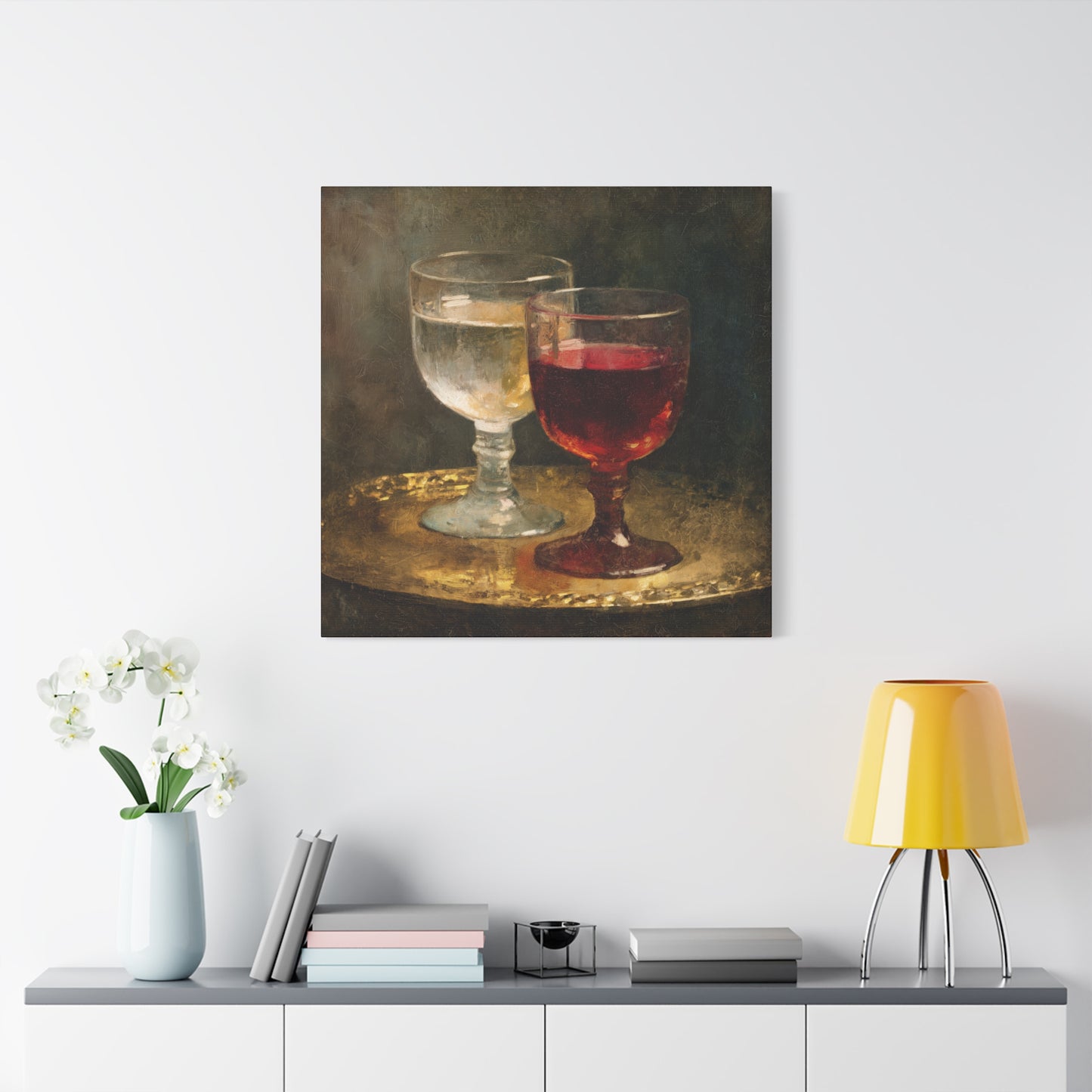 Cana and the Miracle of Abundance - Water into Wine - Gallery Wrapped Canvas - Print - Religious Art for your Home - Catholic Art Print