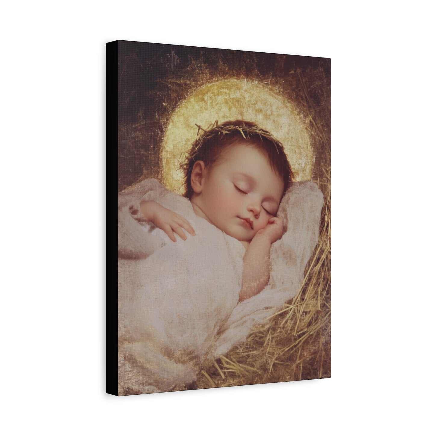 The Christ Child Born Into the Quiet of the World - Gallery Wrapped Canvas - Print - Religious Art for your Home - Catholic Art Print