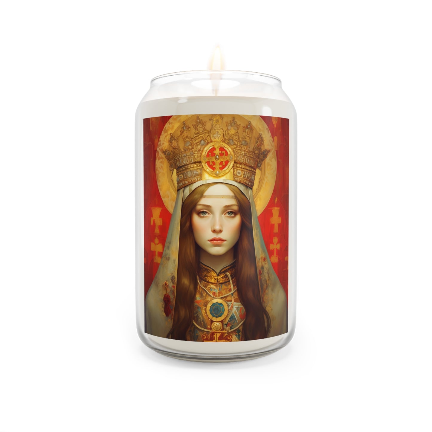 Saint Alexandra  - Scented Prayer Candle, 13.75oz - Tall Size - Religious Prayer Candle - Catholic Art
