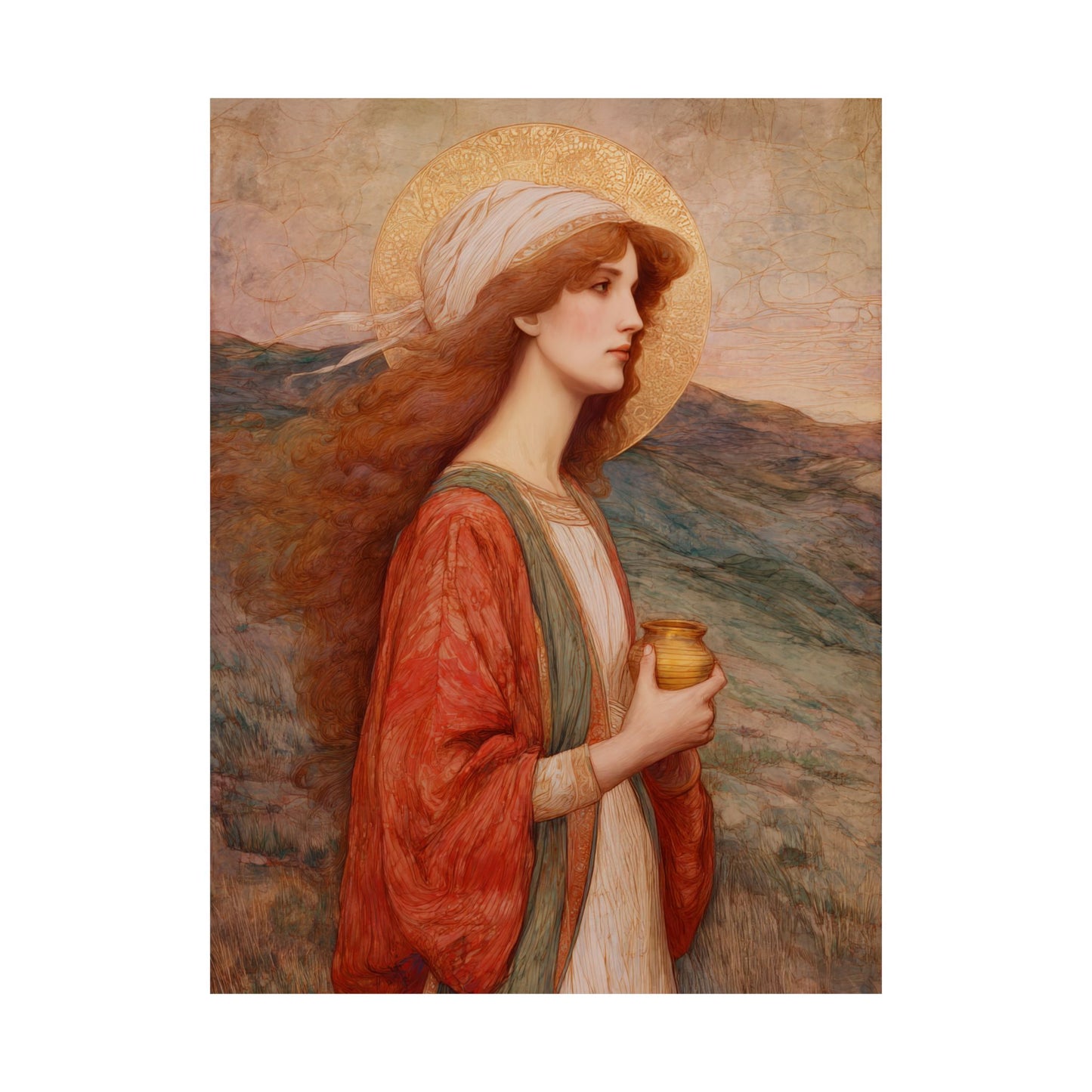 Saint Joanna - Sanctified Souls Print - Multiple Sizes - Premium Matte Vertical Posters