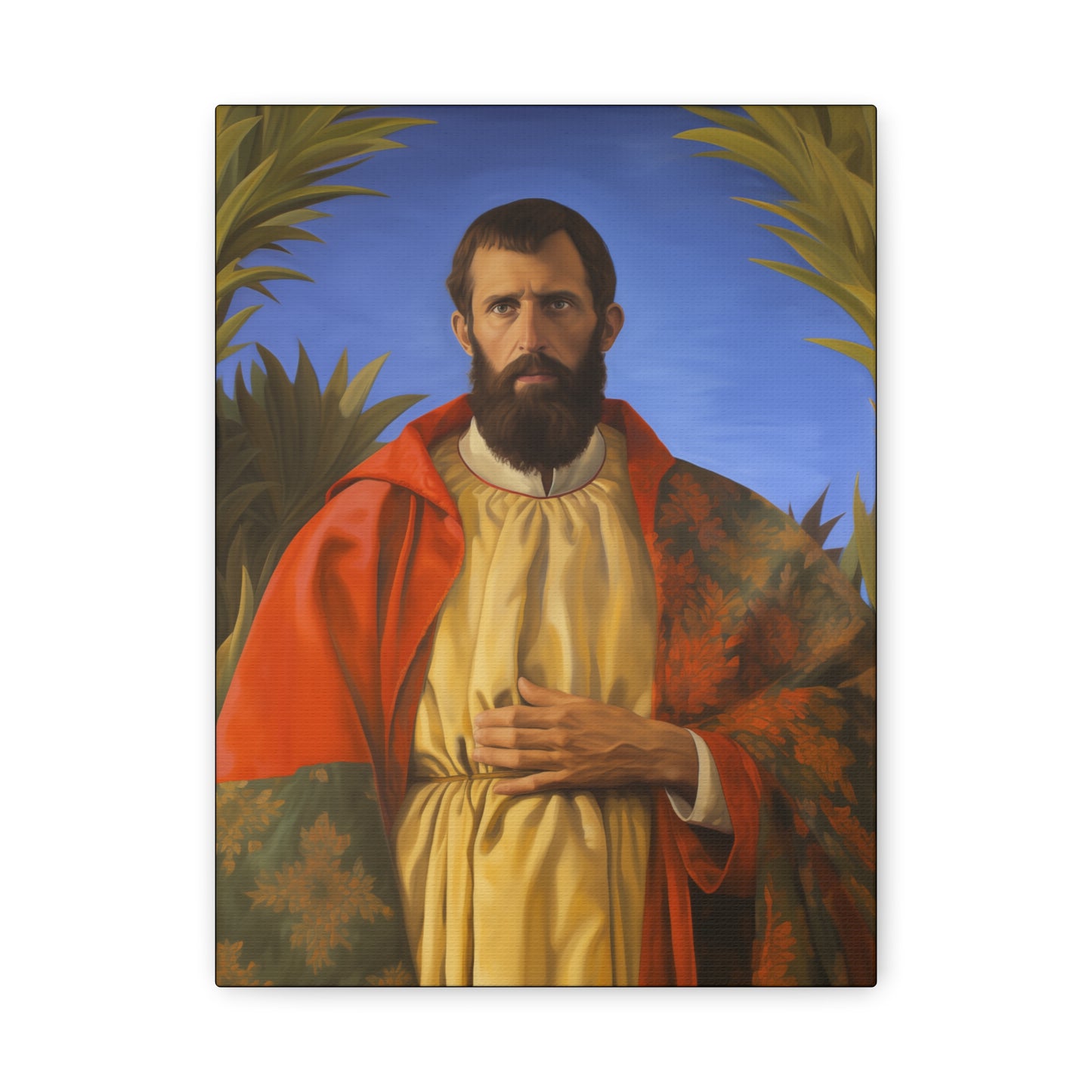 Saint Thomas the Apostle - Museum Wrapped Canvas - Sanctified Souls Print - Religious Art for your Home