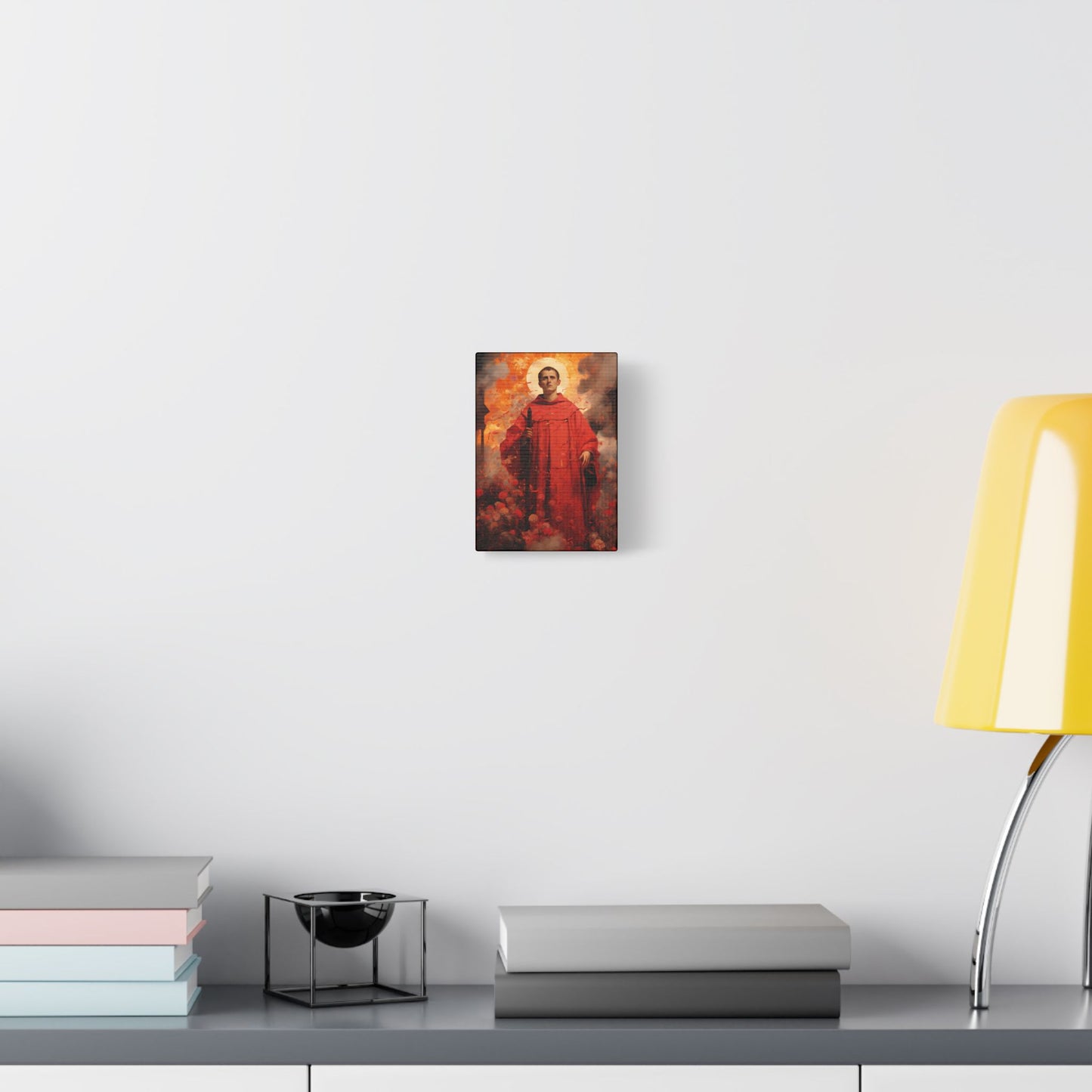 Saint Lawrence Deacon and Martyr Canvas Print - Multiple Sizes - Catholic Home art - Museum Wrapped Canvas - Sanctified Souls Print