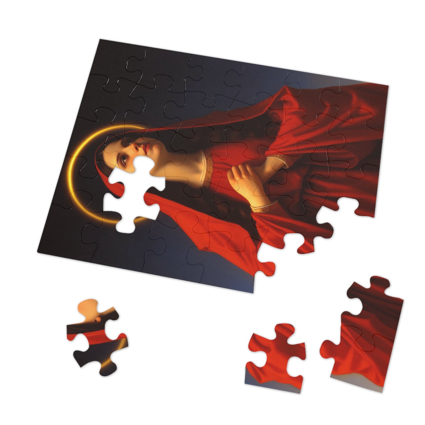 Mary the Blessed Virgin - Puzzle and Keepsake Tin - Religious Jigsaw Puzzle (30, 110, 252, 500,1000-Piece) - Religious Puzzle