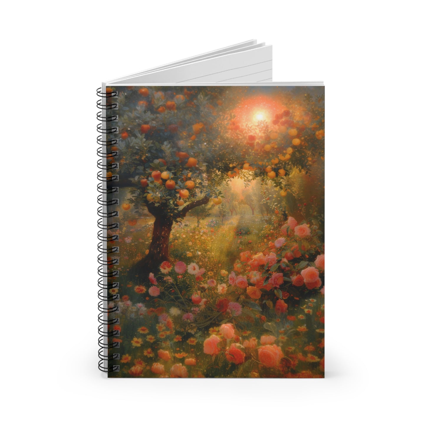 Eden in the Morning of the World - Sanctified Souls Art - Religious Based Notebook - Spiral Notebook