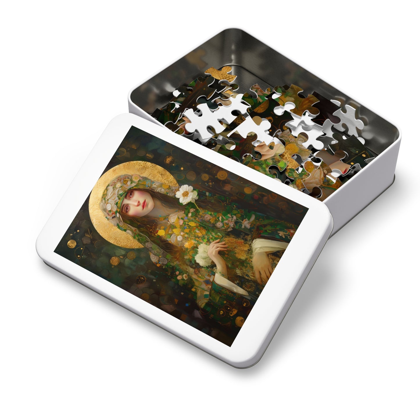Saint Regina - Puzzle and Keepsake Tin - Religious Jigsaw Puzzle (30, 110, 252, 500,1000-Piece) - Religious Puzzle
