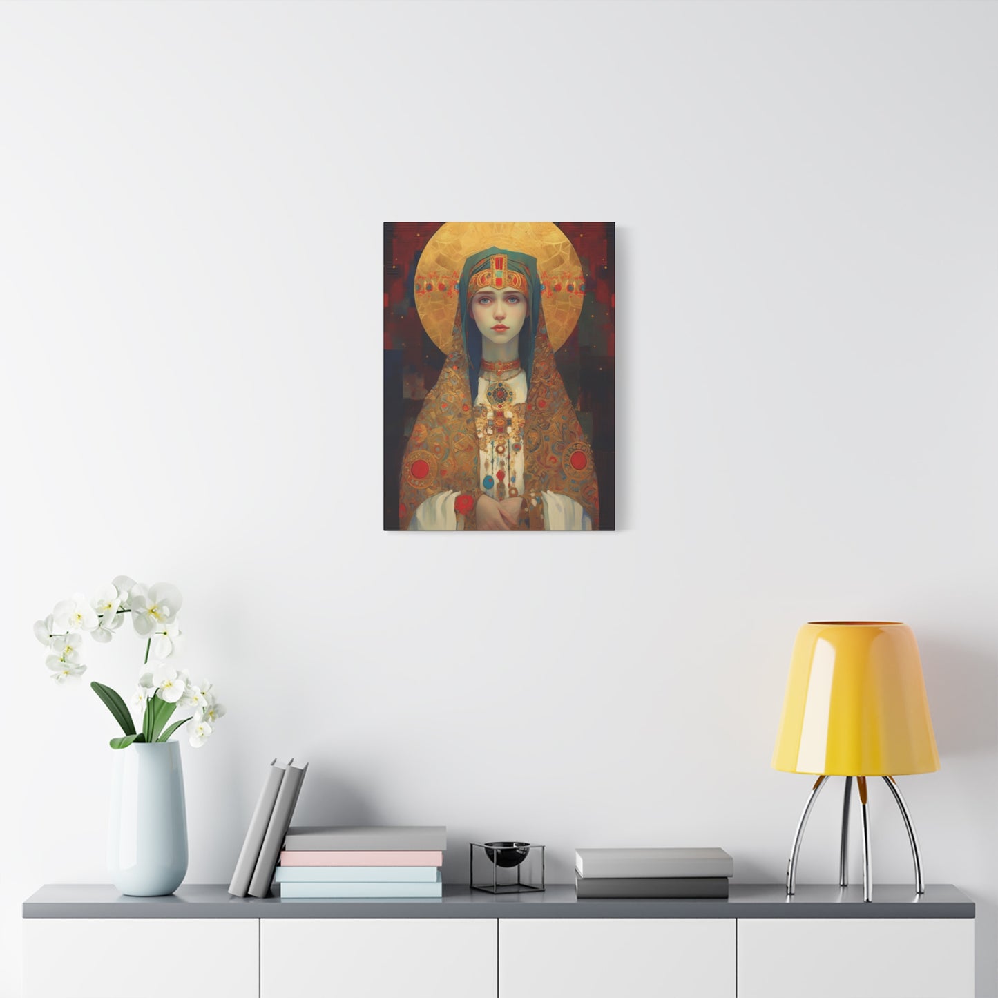 Saint Anastasia of Sirmium - Museum Wrapped Canvas - Sanctified Souls Print - Religious Art for your Home
