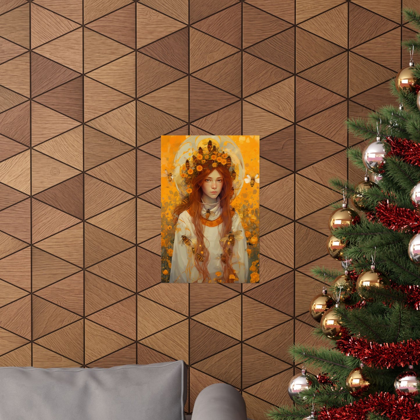 Saint Abigail - Sanctified Souls Print - Multiple Sizes - Premium Matte Vertical Posters