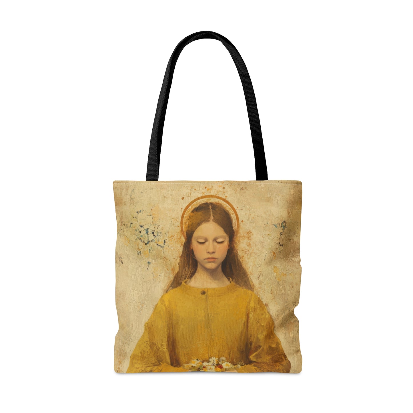Saint LucyTote Bag - Large Medium Small Faith Art Bag - Catholic Faith Purse - Religious - Prayer Bag - Devotional Purse - Bible Bag